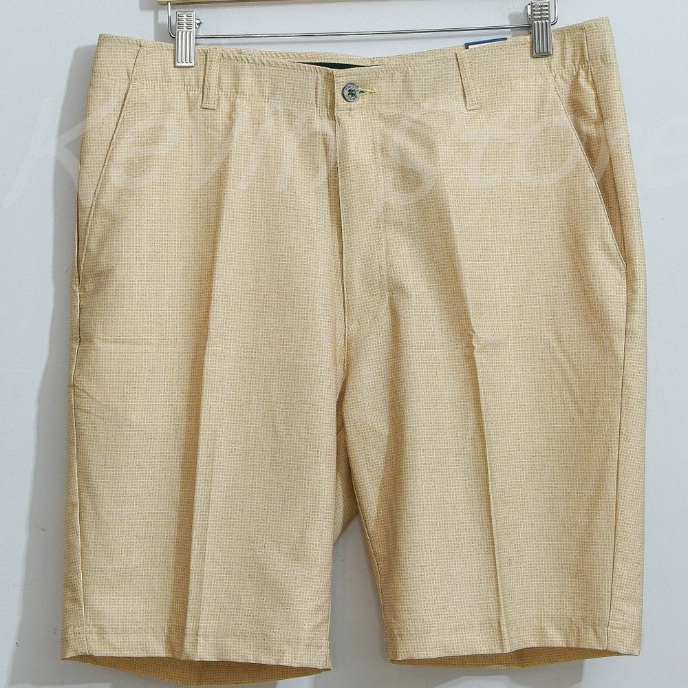 Pebble Beach Men’s‎ Dry-Luxe Performance Shorts Yellow-gray